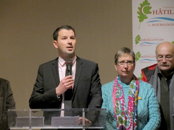 Le Président de la Communauté de Communes, Jérémie Brigand, a présenté ses vœux pour 2020 aux habitants du Pays Châtillonnais