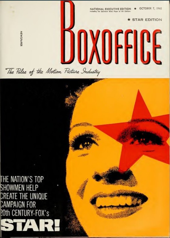 STAR! box office usa 1968