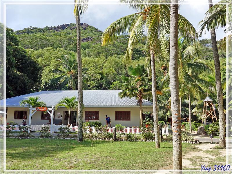 14/12/2021(suite) : seconde journée à Silhouette Island passée entre promenade dans le village et les jardins du grand complexe hôtelier voisin et baignades - Seychelles