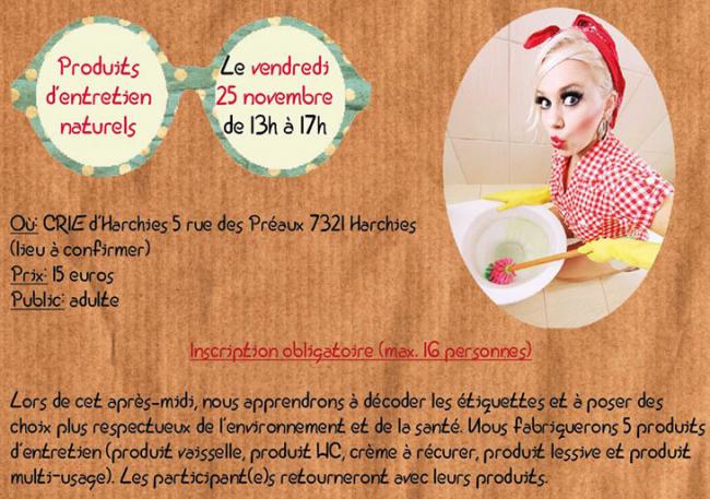 Produits d’entretien naturels