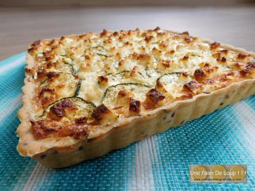 Tarte aux courgettes & feta 