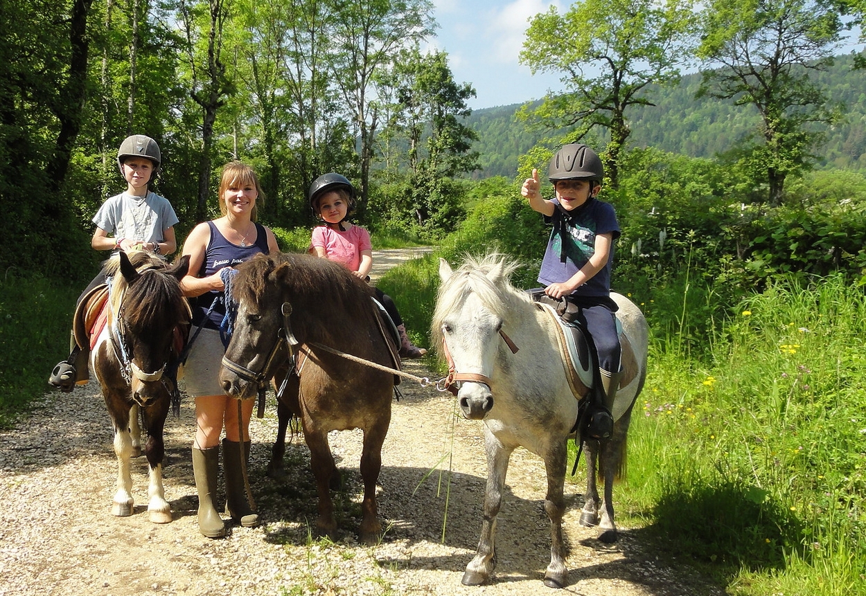 Poneys et enfants