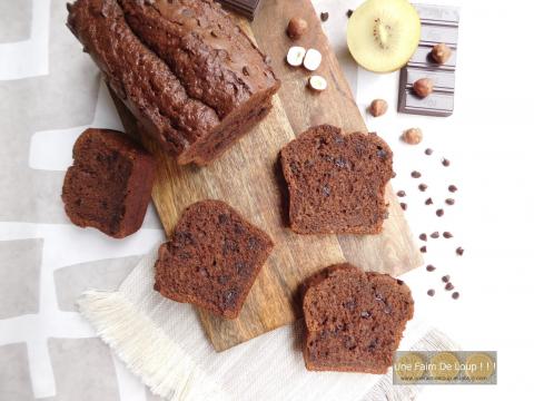 Banana bread choco' noisette
