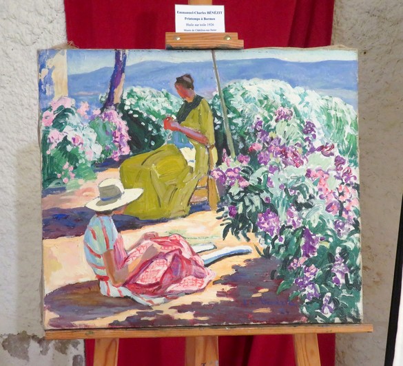 Emmanuel-Charles Bénézit, peintre réputé du XXème siècle, tissa des liens avec le Châtillonnais....
