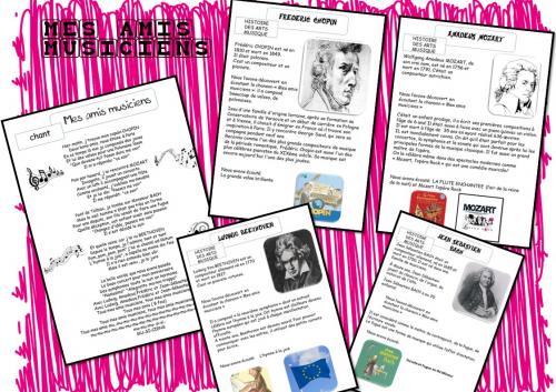 MES AMIS MUSICIENS - LES COMPOSITEURS