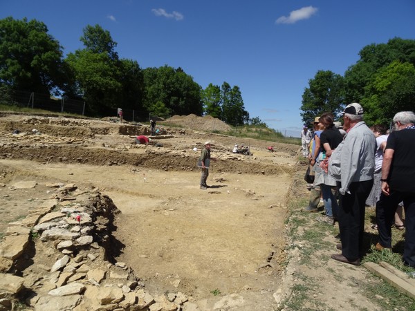 Visite des nouvelles fouilles d'Alesia avec la Société Archéologique et Historique du Pays Châtillonnais (SAHC)