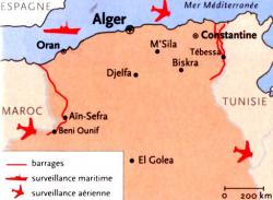 Le contrôle français du térritoire algérien