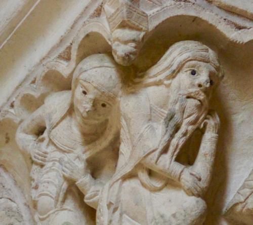 L'église de Gargilesse, les chapiteaux