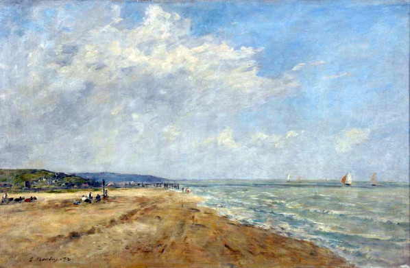 Marée montante à Deauville - 1894