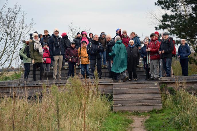 La randonnée du 1er décembre à Sallenelles