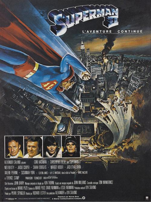 SUPERMAN 2 BOX OFFICE FRANCE 1980