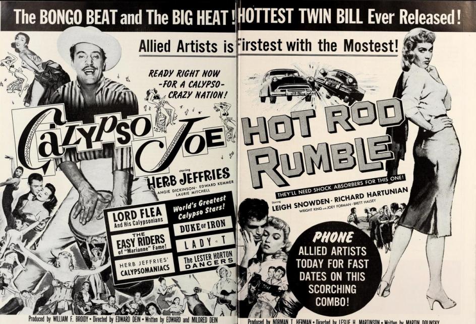 CALYPSO JOE BOX OFFICE USA 1957