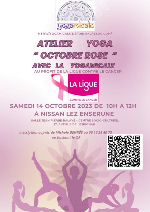 Yoga solidaire au profit de la Ligue contre le cancer