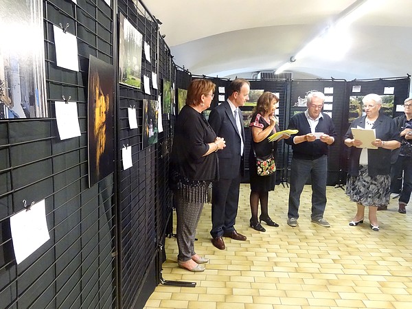 Vernissage de l'exposition du Festival "Au fil de l'onde, entrez en Seine"....