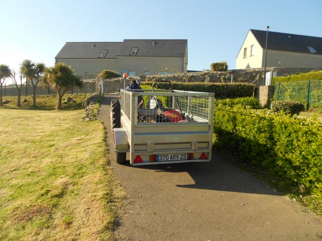 Retour en Ille et Vilaine pour huit jours.