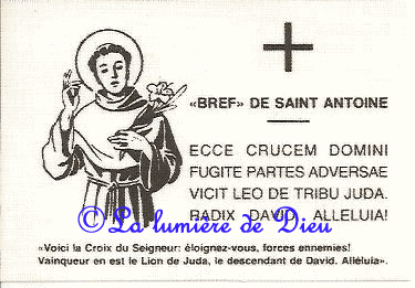 Bref de Saint Antoine