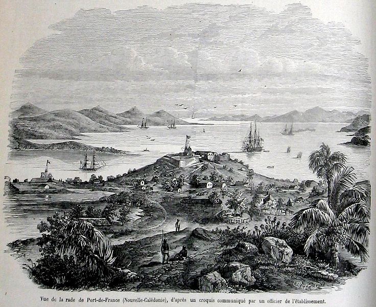 Nouvelle-Calédonie - Vue de la rade de Port-de-France