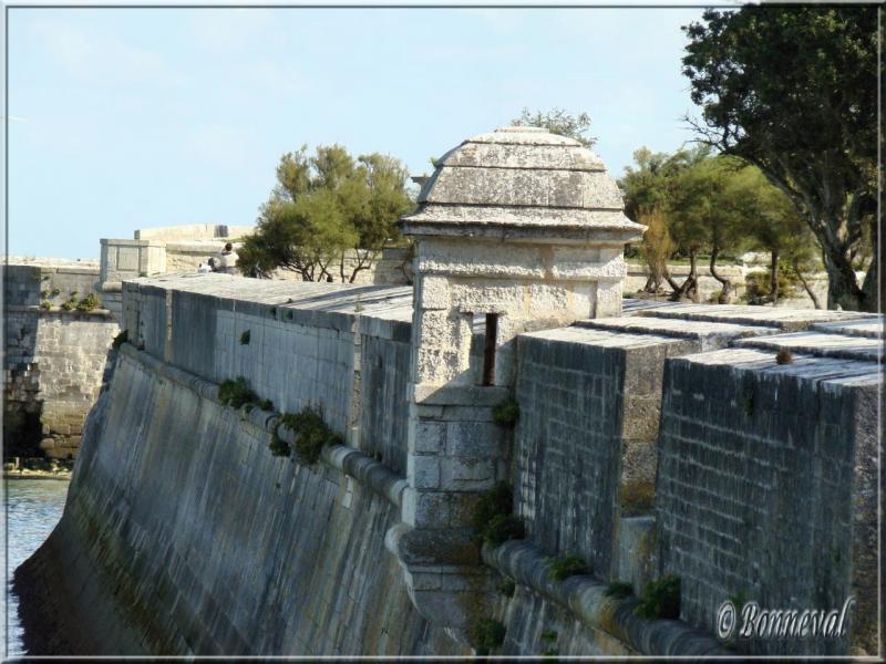 Citadelle de Saint-Martin-de-Ré échauguette et Parc de la Barbette