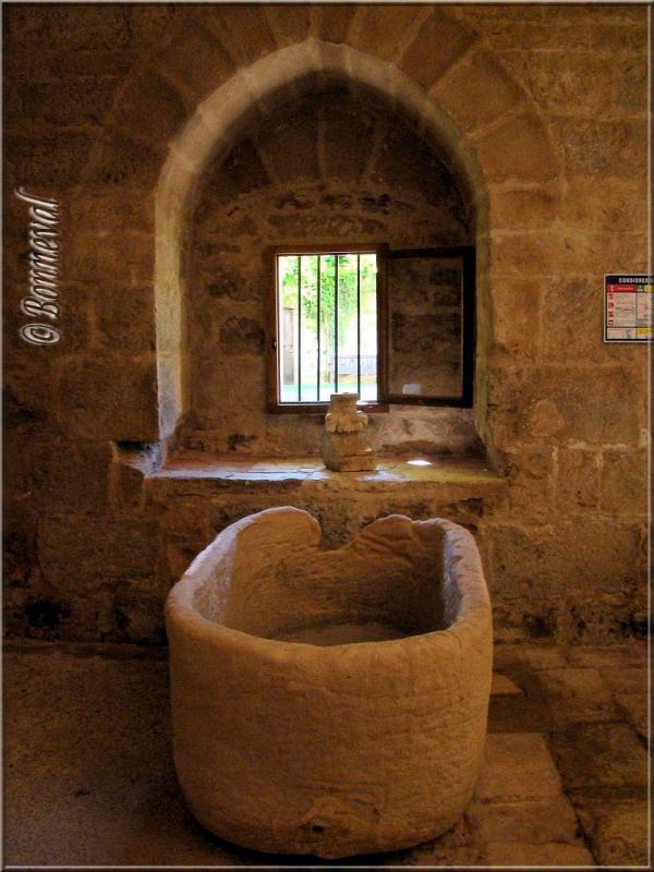 Abbaye de Beaulieu-en-Rouergue le cellier gothique