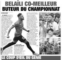 Belaili Youcef MCA co- meilleur buteur 2023-2024