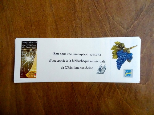 La bibliothèque Municipale de Châtillon sur Seine a initié un concours de dessins pour les écoles de la ville, sur le thème de la Saint Vincent...