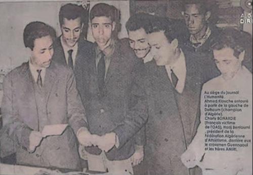 DELHOUM Abderrahmane et ses coéquipiers du MCA
