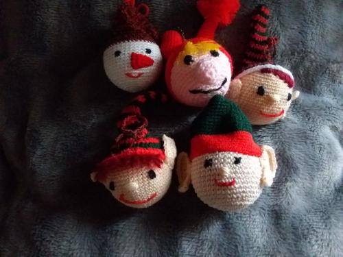 Les décos de Noël de Josiane, Marie Pierre et Marlyse