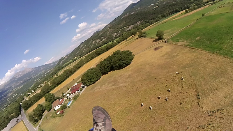 La course avec le vent