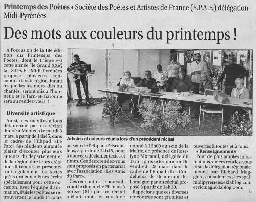 FEUILLES PRINTANIÈRES