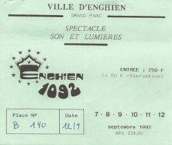 Si Enghien m'était conté...du 7 au 12 septembre 1992