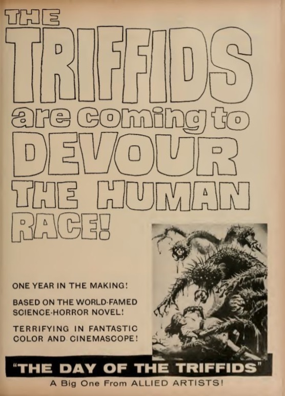 THE DAY OF THE TRIFFIDS BOX OFFICE USA 1963