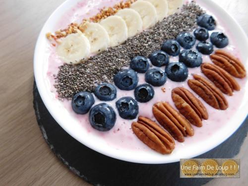 Smoothie bowl aux framboises