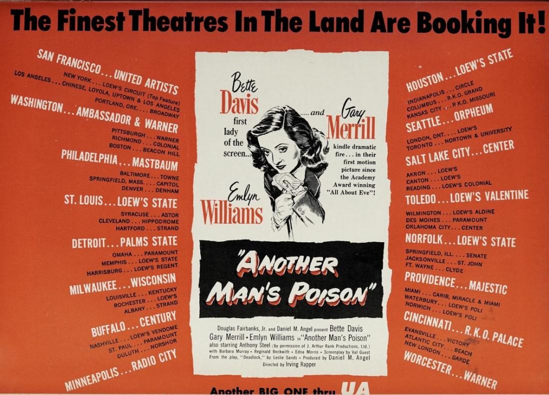 BOX OFFICE USA DU 23 JANVIER 1952 AU 29 JANVIER 1952