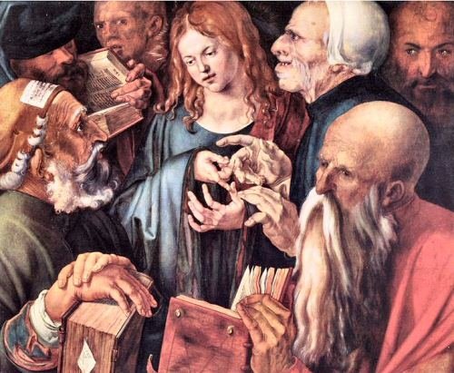 DurerJesusScribes