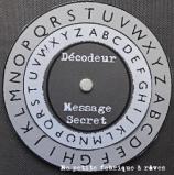 roue à décoder message secretanniversaire agent secret
