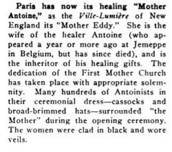 Mother Antoine (Record of Christian Work, 1914)