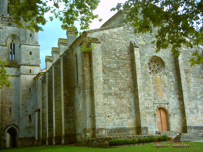 la Collégiale notre-dame d'Uzeste (gironde)