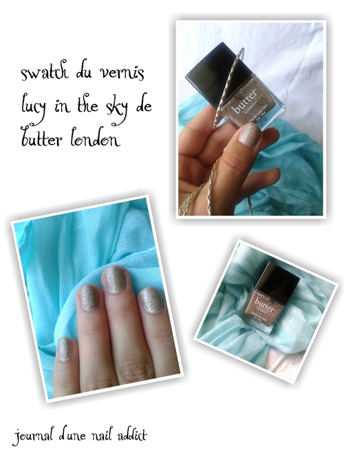Swatch du vernis lucy in the sky de butter london journal d'une nail addict