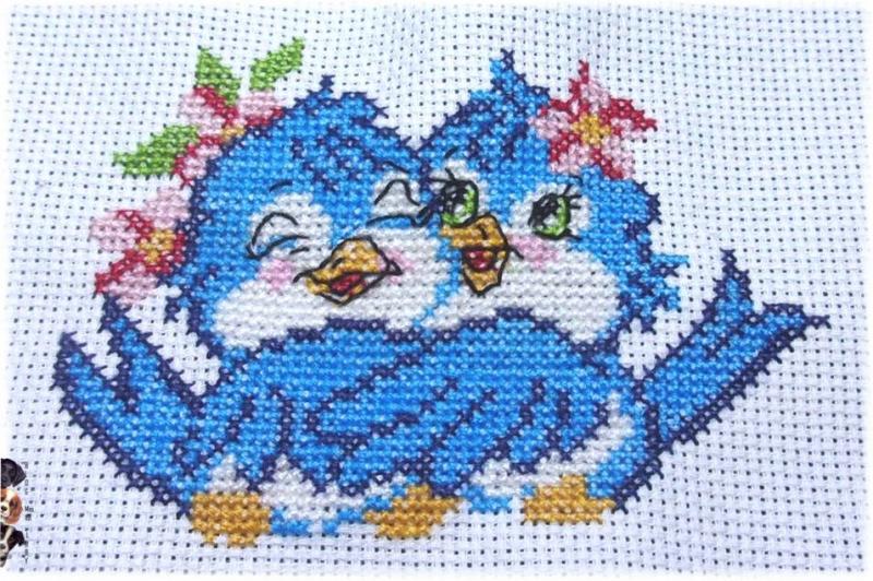 Oiseaux amoureux "finis"