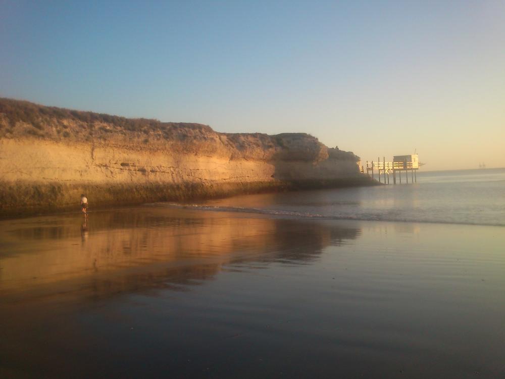 la plage à Mechers dept 17