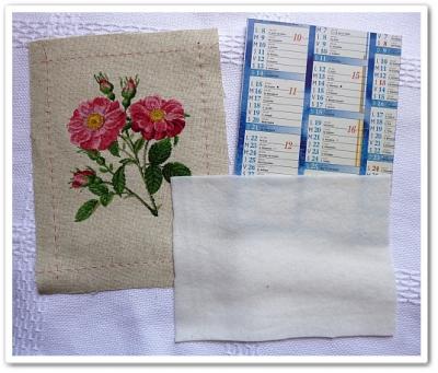 Montage de mes broderies