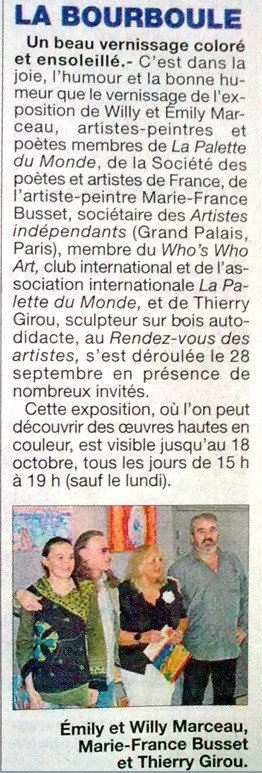 EXPOSITION D'E. ET W. MARCEAU