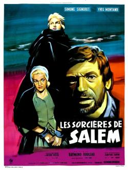 LES SORCIERES DE SALEM BOX OFFICE FRANCE 1957 AFFICHE DE ANDRE BERTRAND