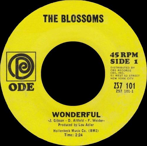 The Blossoms:  CD" Saw-In-Law The Singles Years 1957-1970 " SB Records DP 128 [ FR ]