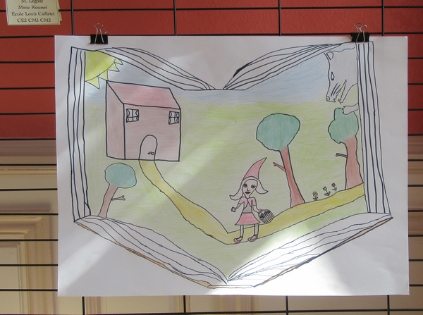 La Bibliothèque Municipale de Châtillon sur Seine a organisé un concours d'affiches dans les écoles, lors de la Journée de l'Ecrit