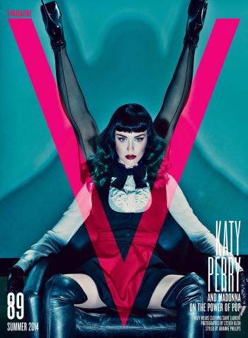 Madonna with Katy Perry by Klein for V Magazine (4)