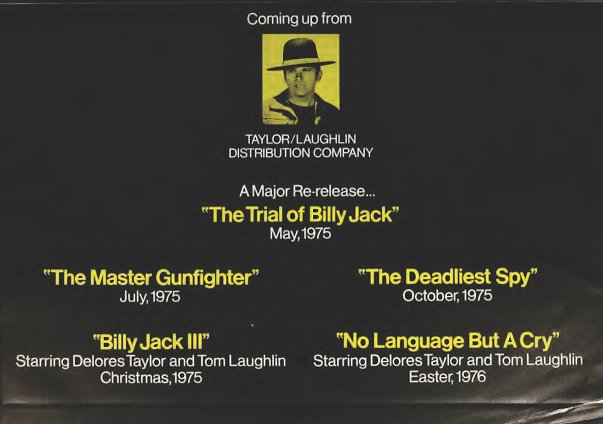 THE MASTER GUNFIGHTER BOX OFFICE USA 1975