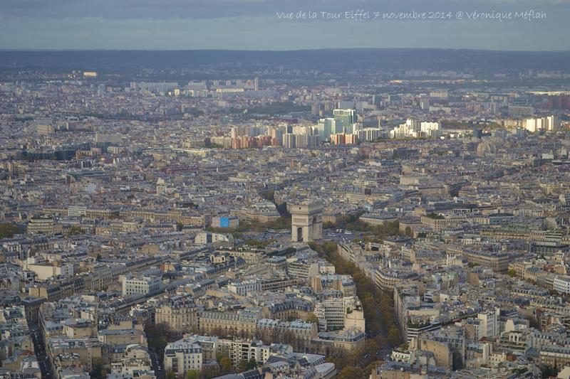 Vues de Paris du 2ème étage de la Tour Eiffel
