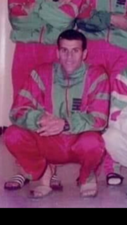 BELABBÈS Mohamed 1993 Champion d'Algérie du Cross Country avec le MCA à Jijel