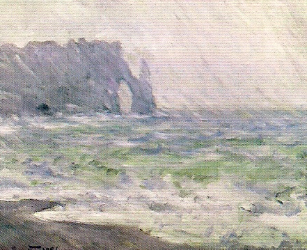 La mer en colère...
